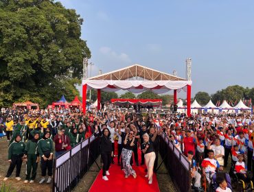 Road to JCWF 2025 hadirkan Asian Sport Day di Yogyakarta. GKR Bendara tekankan pentingnya gaya hidup sehat, kolaborasi, dan budaya lewat olahraga seperti Spogomi, senam massal, hingga heritage ride. foto: Istimewa