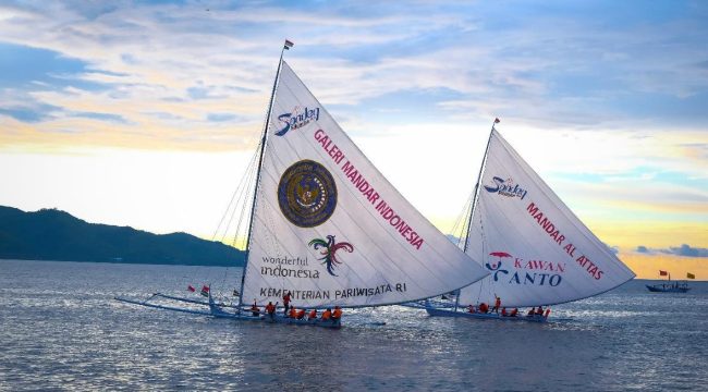 Festival Sandeq Silumba 2025 di Sulawesi Barat menjadi simbol budaya maritim Mandar yang siap mendunia. Warisan, spiritualitas, dan pariwisata berkelanjutan berpadu dalam satu festival. Foto: Dok Kemenpar